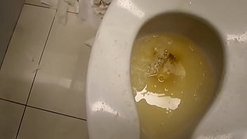 Preview 4 of Lulya B - Peeing in a public toilet stall