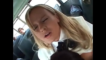 Preview 4 of Chinese Hot Sexx Videos - Oops! Bus Fucking Blonde Rides in  Bus and Gets Ridden vol. 2