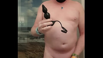 Preview 1 of Gf Loyalty Test - Ginger shoots cum with Moruioy prostate stimulator