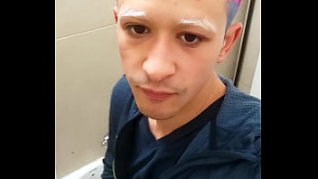 Preview 1 of Deep Throat Fornication - Masturbation gay pride color hair
