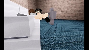 Preview 4 of Ledu With Enimal - ROBLOX slut gets fucked by step bro