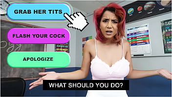 Preview 4 of Xxx Movies In Hindi Dubbed - SEX SELECTOR - Getting Schooled By Roxie Sinner (You Decide What Happens Next!)