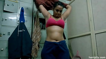 Preview 1 of Mfc Mora - Dildo Slides Easily into Indian Tight Oiled Wet Pussy and Smooth Desi Big Ass