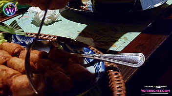 Preview 2 of Indonesia Sexx Video Download - Homemade sex by Wifebucket - Cute couple taped their beautiful anniversary from dinner to breakfast