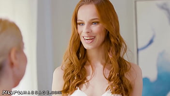 Preview 1 of Xxxfxxx V - NURU MASSAGE - Horny Redhead Jillian Janson Wants To Fuck Her Stepmom Christie Stevens&#039_ Client