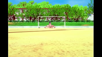 Preview 1 of Xvideo Opense - (コイカツサンシャイン)夏休みで誰もいない真夏のグラウンドで高速背面騎乗位