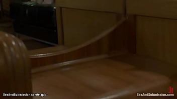 Preview 3 of Entrevista Polvo - Mobsters gang bang fuck bound redhead