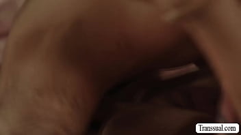 Preview 4 of Xxx Video Dulu Bisi - TS stepmom let perv stepson fuck her ass