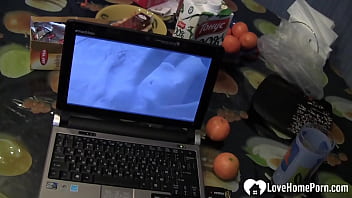 Preview 1 of Rich Girl In Vaginal Heat3 - Caught her watching porn so she blew me