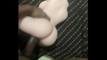 Preview 4 of Sunny Leone First F Video - Fodendo boneca