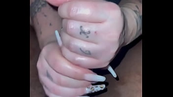 Preview 1 of Seachnazi Militia - Handjob from German Tattooed Milf
