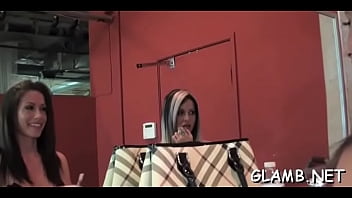 Preview 1 of Lesbian Kidnapped Tied Vibrator - Playgirl makes lover kiss feet