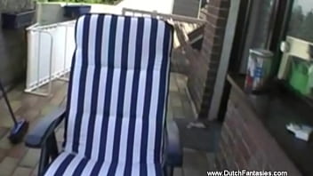 Preview 1 of Balackonbllack - Platinum Blonde Dutch MILF Getting Dirty Fun Moment