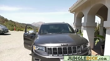 Preview 1 of Seach2 Hot Guy With 1 Women - Sexy Redhead Fucks BBC On Her Interview In Front Of Her (Arietta Adams)