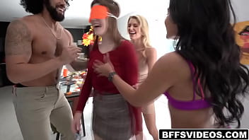 Preview 3 of Video Sexy Malayu - James Angel eats Summer Col,  Evelyn Payne and Alex Kane&#039_s pussies for dinner on Thankgiving Day