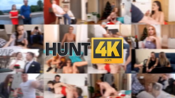 Preview 1 of Gummi Erziehung - HUNT4K. When Husband is Loser,  Wife Fucks any Skier