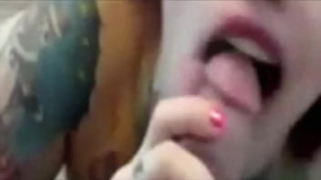 Preview 3 of Hot Sex Mom Sleep Rap - Tattooed Goth Chick POV Blowjob