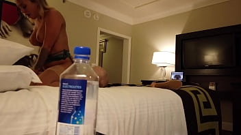 Preview 4 of Bick Blaked - Stupid Water Bottle! Madelyn Monroe Fucks Stranger in Vegas