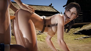 Preview 4 of 1st Time Sex Sill Pack - Lara Croft Sex Raider - Tomb Raider 3D Porn