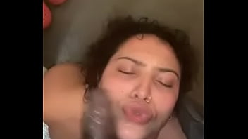 Preview 3 of Hindi Naukar - Getting nasty w the dick in my mouth . Look at the dog trying to leave bc he knows what&rsquo_s about to happen next LOL