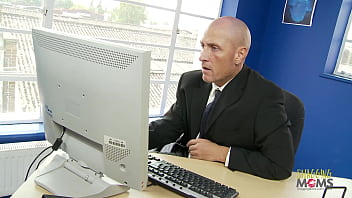 Preview 1 of Vids Pornc - Bald dude fucking a blonde secretary in the office