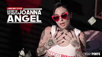 Preview 1 of Alina Knows - Tattooed Big Tits Alt Milf Joanna Angel Strips And Masturbates With Her Toy