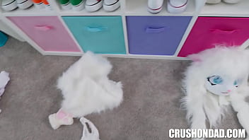 Preview 1 of Cock Lure - Stepdad&#039_s Shock: Steamy Cosplay Videos Lead to Forbidden Hookup