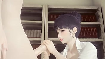 Preview 2 of Mighty America - Hentai Uncensored - Shoko jerks off and cums on her face and gets fucked while grabbing her tits - Japanese Asian Manga Anime Game Porn