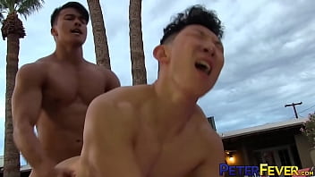 Preview 4 of Asshole Com - PETERFEVER Athletic Cody Hong Ass Fucked By Muscular Ken Ott