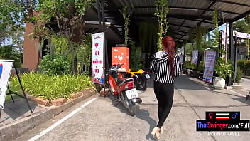 Preview 2 of Bo Chong Nang Dau Viet Sub - Big ass Thai girlfriend sucks and rides her hung boyfriend after a day out