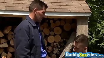 Preview 2 of Litle Girl Hub - Daddies David Anthony and Troy Daniels anal breed outdoor