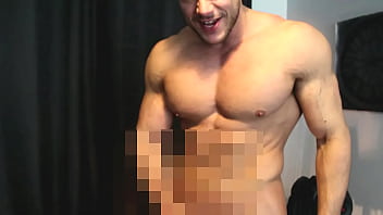 Preview 3 of Handjob Cum On Tiits - Sexy leather cum hunk