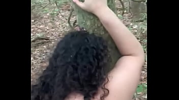 Preview 1 of Short Tail - Taking care of his morning wood in the woods _) wetdreamz 69 on O.F and TWITTER