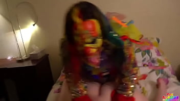 Preview 3 of Manisa Koirala In Porn - Mia Dior Getting Her Pussy Punished by Gibby The Clown