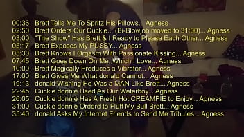 Preview 1 of Brrazarres - My Cuckie Jerks-Off As His Friend Fucks Me... Agness