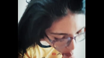 Preview 1 of Sweet Piggy Game - Recibiendo leche calentita en mi carita - BlowJob Cum Facial