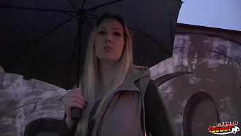 Preview 1 of Dani Danniels - GERMAN SCOUT - Perfect Round Ass German Girl Marie Cherie Pick Up for First Casting Fuck in Berlin