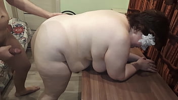 Preview 3 of Rubbing Stepmom College Wide - Hot fucking with a curvy amateur BBW in different poses