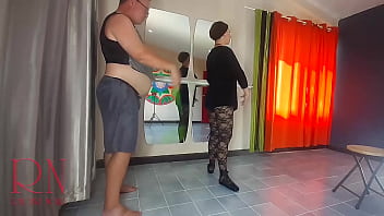 Preview 1 of Xxx Video Ce - ENF Punish a bad dancer (Regina Noir). Choreographer is training the ballerina,  undress and spanking. Part 3
