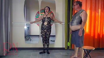 Preview 4 of Xxx Video Ce - ENF Punish a bad dancer (Regina Noir). Choreographer is training the ballerina,  undress and spanking. Part 3