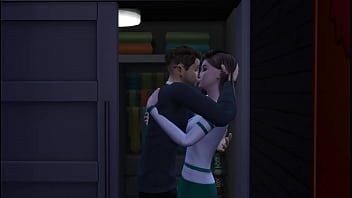 Preview 2 of 16 Sao Ki Saxy Jabrdsti Vido - Petite Teen Cheerleader Fucks Hot Professor - (My Art Professor - Episode 2) - Sims 4