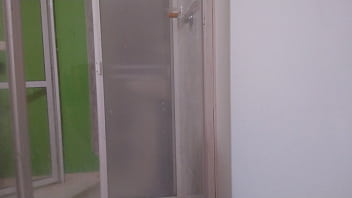 Preview 1 of Gape Bisex - latina wife cheating on cuckold being fucked by black boy in motel bathroom