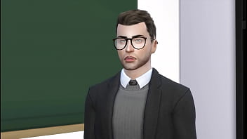 Preview 1 of Big Xxxx Big Big Big Hd Full Hd - Hot Teacher And Teen Student Romantic Relationship - (My Art Professor - Episode 1) - Sims 4