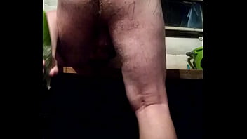 Preview 3 of Karnataka Xxx Videos Hd - Russian gay fucked his fat ass with a long cucumber! Stretched anal with a huge dildo! Gay filmed on a smartphone as he was fucked in the ass!