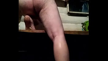 Preview 4 of Karnataka Xxx Videos Hd - Russian gay fucked his fat ass with a long cucumber! Stretched anal with a huge dildo! Gay filmed on a smartphone as he was fucked in the ass!
