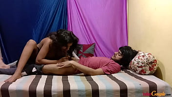 Preview 2 of Latvian Mareka - Desi Indian Homemade Couple Indulged by MMS