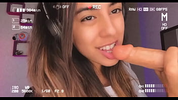 Preview 2 of Despacto Xxx - Sucking a big dildo- Dildo Blowjob- Salmakia