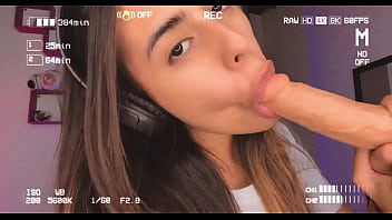 Preview 3 of Despacto Xxx - Sucking a big dildo- Dildo Blowjob- Salmakia