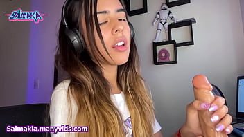 Preview 4 of Med India - Slow motion Handjob,  Blowjob- Salmakia