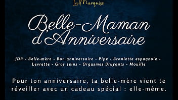 Preview 1 of Mobile 70s Gang Tape - Belle-Maman d&#039_Anniversaire - French Audio Porn Step-mom doggystyle